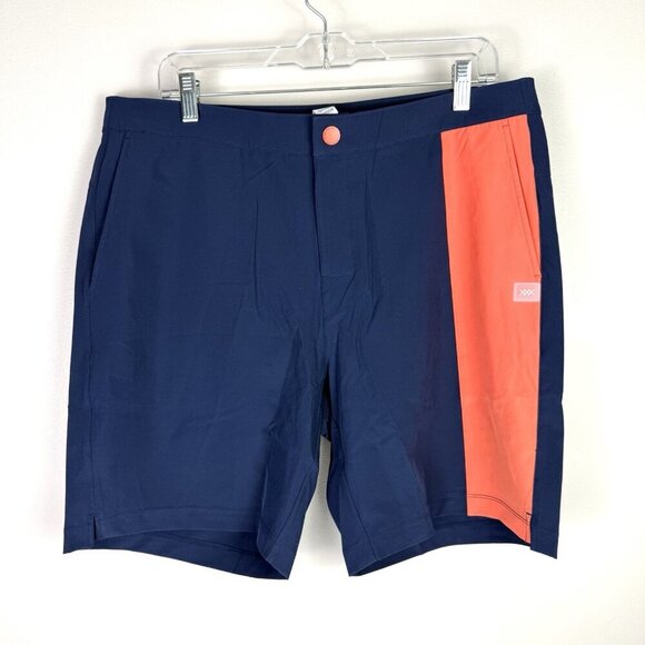 Rhone Barrier Swim Shorts Men's Large Navy Emberglow NWT Lined $10 Active Comfy - Picture 2 of 8